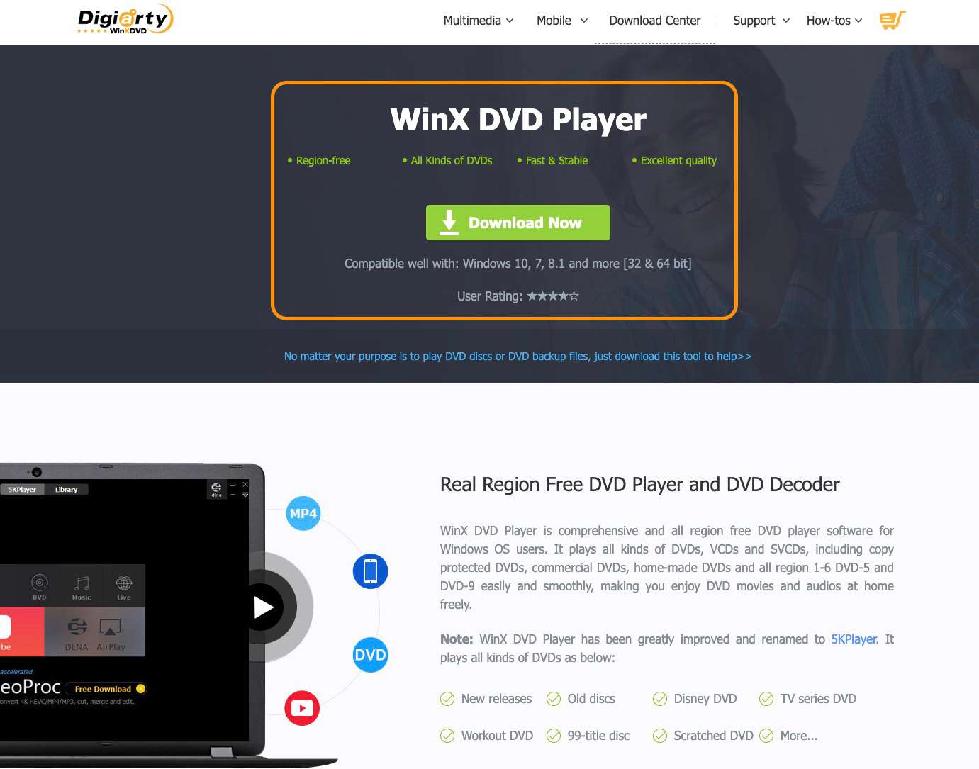 WinX DVD Player