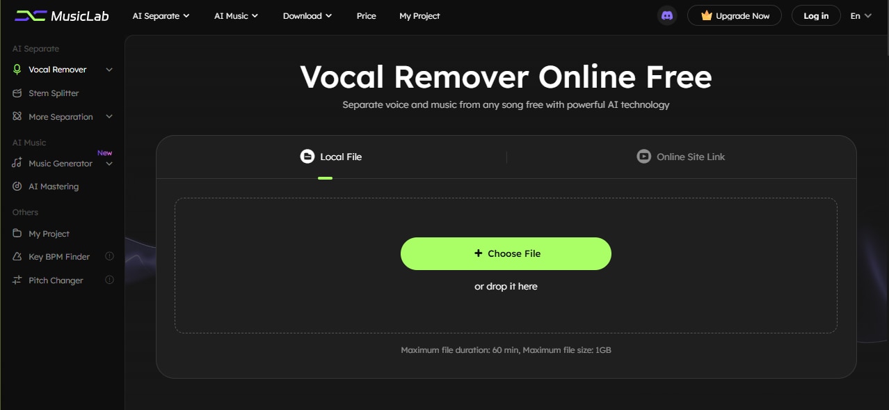 EaseUS Vocal Remover