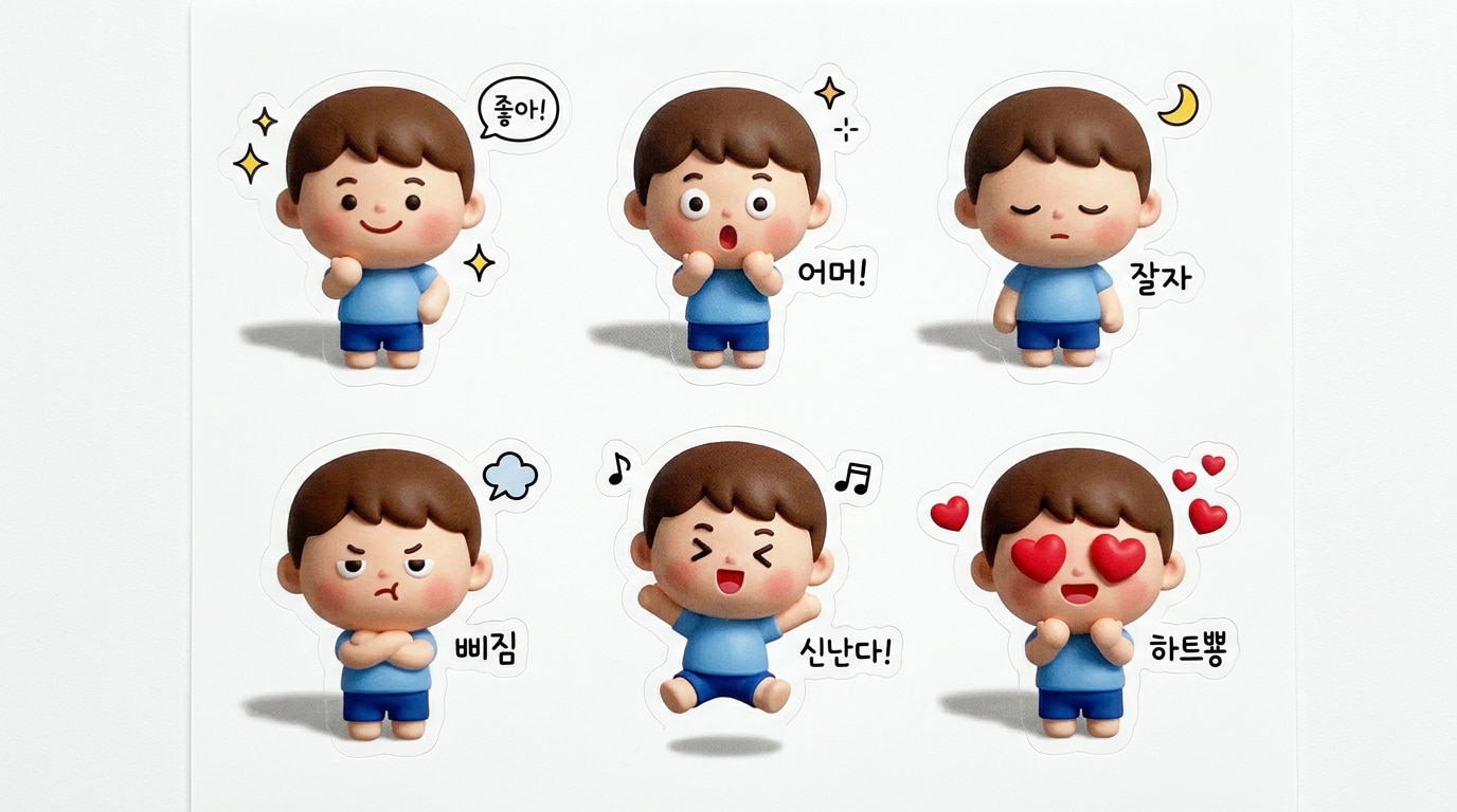 AI 3D 이모티콘