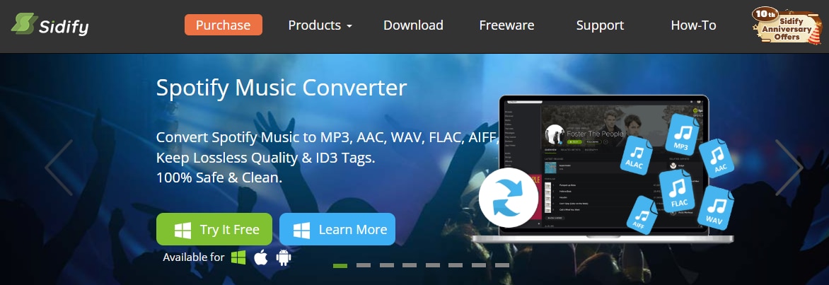 스포티파이 음원을 MP3로 변환하는 툴5: Sidify Music Converter