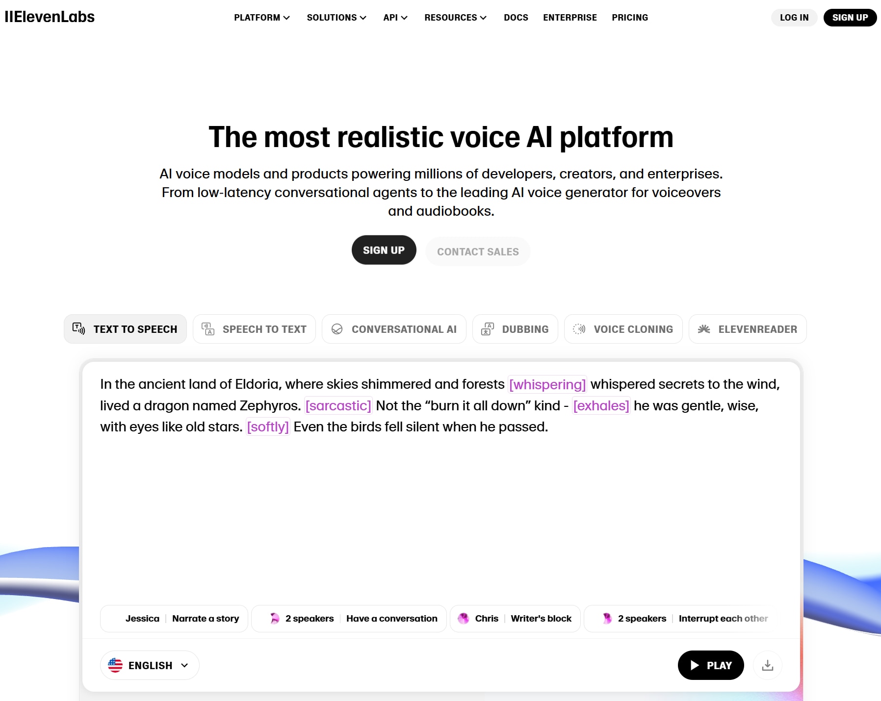 목소리 변환 툴-elevenlabs.io