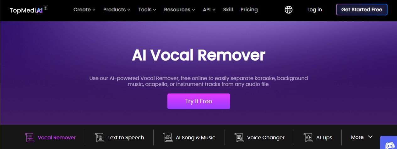 TopMediai Vocal Remover