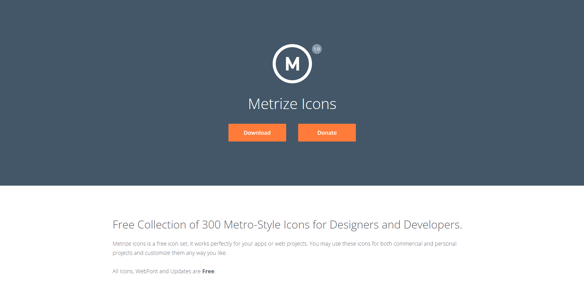메트라이즈 아이콘 (Metrize Icons)