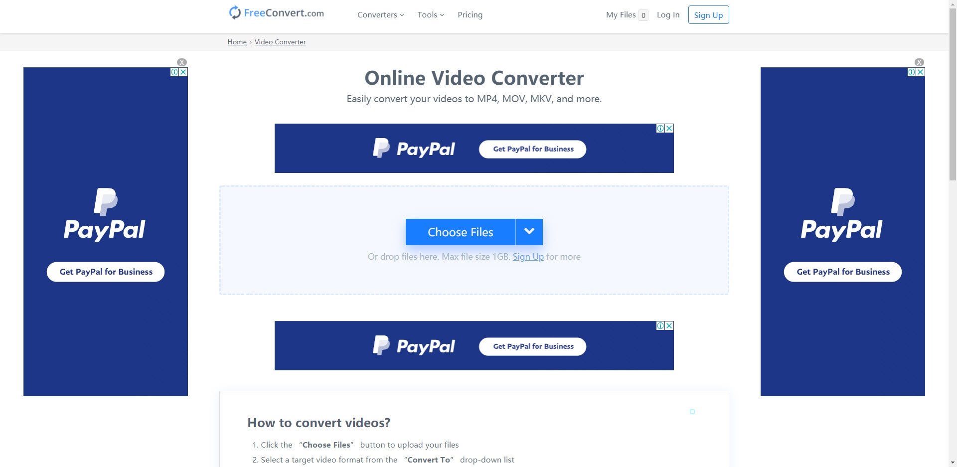 Ferr Online Video Converter
